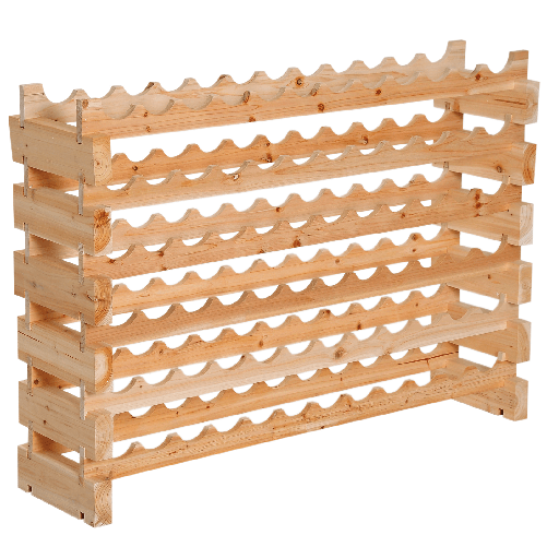 HOMCOM-Cantinetta-Scaffale-Portabottiglie-in-Legno-di-Pino-6-Ripiani-72-Bottiglie