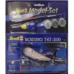 Revell Boeing 747-200 - 1:390 - Montagesatz - Flugzeugzelle - Boeing 747 - Passagierflugzeug - Kunststoff (MR-64210)