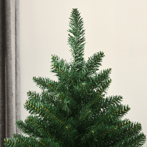 HOMCOM-Albero-di-Natale-Artificiale-180cm-con-800-Rami-e-Base-in-Metallo-Verde