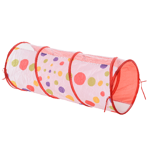 HOMCOM-Tenda-3-in-1-per-Bambini-18--Mesi-con-Tunnel-Vasca-Palline-e-Canestro-Sistema-Pop-Up--290x120x90cm-