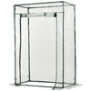 Outsunny-Serra-da-Giardino-Invernale-per-Piante-Serra-da-Balcone-Piccola-in-Plastica-e-Acciaio-100x50x150cm-Trasparente