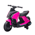 HOMCOM Moto Elettrica per Bambini Età 2-4 Anni - Rosa