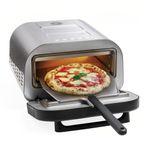 Macom 884 Forno Pizza Potenza 1700W Temperatura max 400° ø 32 cm colore Inox-Nero