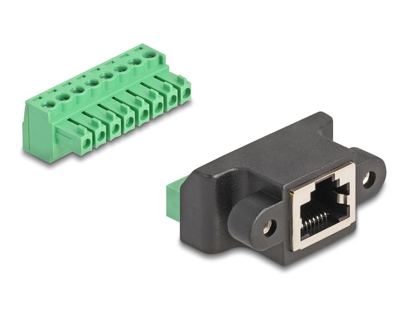 Delock-RJ45-Buchse-zu-Terminalblock-Adapter-zum-Einbau-8-Pin-2-teilig--66589-