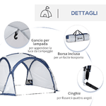 Outsunny-Tenda-da-Campeggio-6-8-Persone-4-Porte-a-Cerniera-Borsa-e-Gancio-350x350x230cm-Bianca-e-Blu