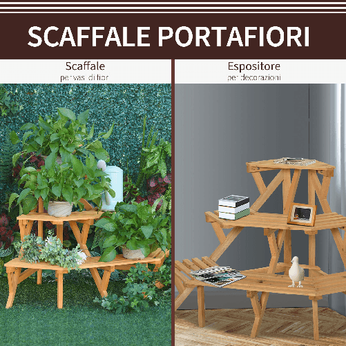 Outsunny-Scaletta-Portavasi-in-Legno-Angolare-3-Mensole-per-Giardino-e-Casa