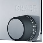 Graef-Vivo-V-20-affettatrice-Elettrico-170-W-Nero-Argento-Vetro-Metallo