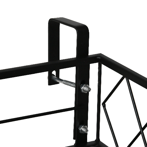 Outsunny-Fioriera-da-Esterno-Portavasi-con-Ganci-per-Ringhiera-Balcone-in-Metallo-100x31x12cm-Nero