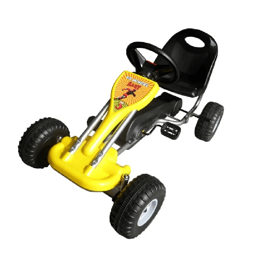 vidaXL-Go-Kart-Cavalcabile-a-Pedali-Giallo