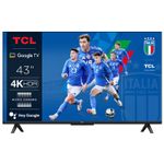 TCL-Serie-P61-Serie-P65-Smart-TV-Ultra-HD-4K-43--43P61B-Dolby-Audio-Controlli-vocali-Google-TV