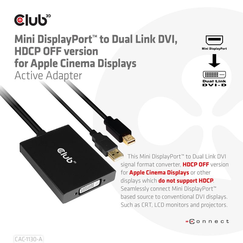 Untersttz-Mini-DisplayPort-1.2a-Eingang-und-Dual-Link-DVI-oder-Single-Link-DVI-Ausgang.--Spezielle-HDCP-OFF-Untersttzung