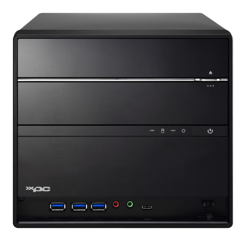 Shuttle-SH570R6-barebone-per-PC-stazione-di-lavoro-Cubo-Nero-Intel-H570-LGA-1200--Socket-H5-