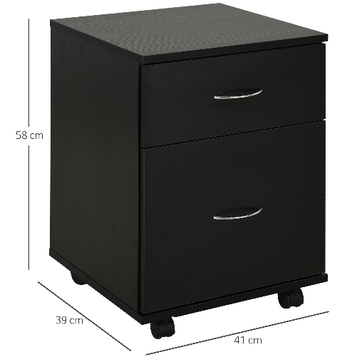 HOMCOM-Cassettiera-a-Rotelle-da-Ufficio-Salvaspazio-in-Legno-41x39x58cm-Nero