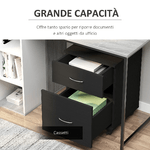 HOMCOM-Cassettiera-a-Rotelle-da-Ufficio-Salvaspazio-in-Legno-41x39x58cm-Nero