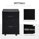 HOMCOM-Cassettiera-a-Rotelle-da-Ufficio-Salvaspazio-in-Legno-41x39x58cm-Nero