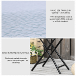 Outsunny-Tavolo-da-Giardino-Pieghevole-in-Metallo-Tavolino-da-Giardino-Piccolo-con-Ripiano-in-Vetro-e-Blocco-di-Sicurezza-Φ45x50cm-Nero