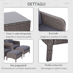 Outsunny-Set-Mobili-da-Giardino-2-Poltrone-2-Poggiapiedi-1-Tavolino-in-Vetro-Temperato-Rattan-Grigio