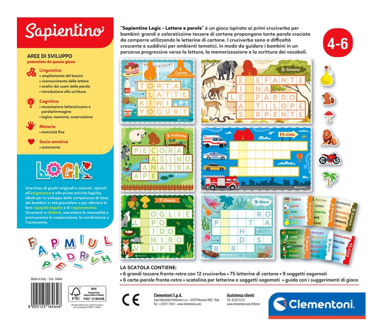 Clementoni-Gioco-Educativo-Sapientino-Logic-Lettere-e-Parole