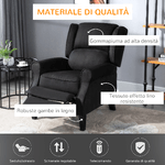 HOMCOM-Poltrona-Relax-Massaggiante-Reclinabile-con-Telecomando-78x83x101cm-Nero