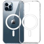 ESTUFF ES671220 custodia per cellulare Cover Trasparente (Cover for BERLIN iPhone 12/12 Pro Clear - Magnetic Cover. Mate