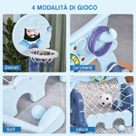 HOMCOM-Set-Canestro-Golf-e-Porta-da-Calcio-Giocattolo-per-Bambini-3-6-Anni