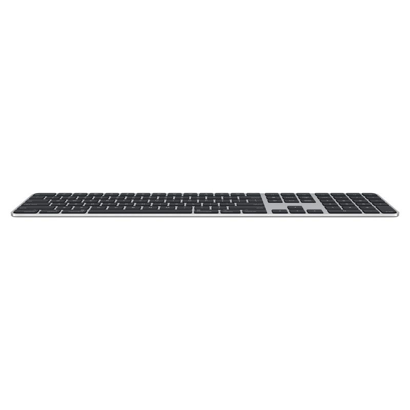 Apple-Magic-Keyboard-tastiera-USB--Bluetooth-QWERTY-Inglese-US-Argento-Nero--Apple-Magic-Keyboard-with-Touch-ID-and-Nume