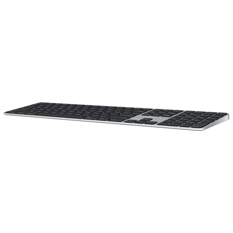 Apple-Magic-Keyboard-tastiera-USB--Bluetooth-QWERTY-Inglese-US-Argento-Nero--Apple-Magic-Keyboard-with-Touch-ID-and-Nume