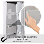 HOMCOM-Armadietto-Porta-Medicinali-in-Vetro-in-Acciaio-Porta-e-2-Chiavi-Pronto-Soccorso-Cassetta-Medicine-48x25cm