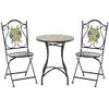 Outsunny-Set-Tavolo-e-Sedie-da-Balcone-3-Pezzi-Set-da-Giardino-Pieghevoli-in-Metallo-con-Maioliche-Colorate-Multicolore