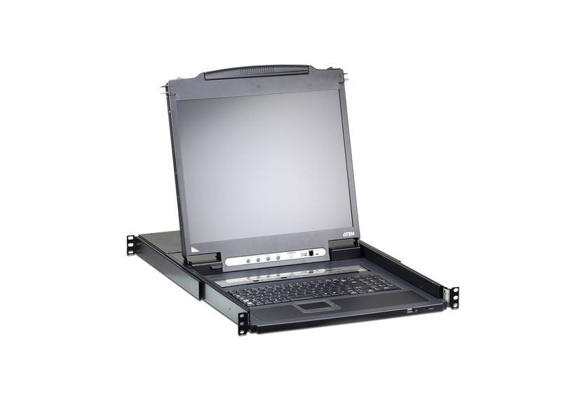 ATEN-CL5708IM-ATA-2XK06ITG-switch-per-keyboard-video-mouse--kvm--Montaggio-rack-Nero