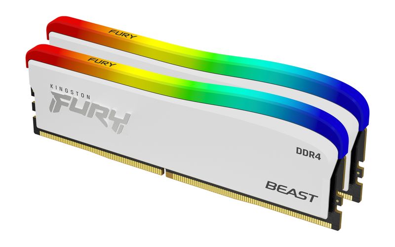 Kingston-Technology-FURY-32GB-3200MT-s-DDR4-CL16-DIMM-Kit-of-2-Beast-bianco-RGB-SE--Kingston-FURY-Beast-RGB-32GB-2-x-16G