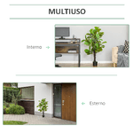 HOMCOM-Ficus-Artificiale-130cm-per-Interni-ed-Esterni-Pianta-Artificiale-Realistica-con-78-Foglie