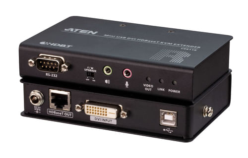 Aten-Mini-USB-DVI-HDBaseT-KVM-Extender