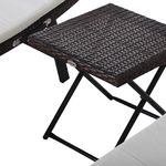 Outsunny-Lettini-Prendisole-Richiudibili-con-Cuscini-Rimovibili-e-Tavolino-Pieghevole-Set-3-Pz-in-Rattan-Crema