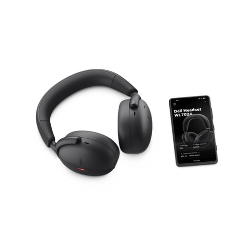 DELL-WL7024-Auricolare-Con-cavo-e-senza-cavo-A-Padiglione-Musica-e-Chiamate-USB-tipo-C-Bluetooth-Nero