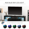 HOMCOM-Mobile-TV-65--max-in-MDF-e-Vetro-con-3-Ripiani-Aperti-uno-Scomparto-e-Luci-a-LED-160x35x45-cm-Nero
