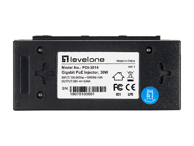 LevelOne-POI-3014-adattatore-PoE-e-iniettore-Fast-Ethernet-Gigabit-Ethernet-52-V