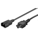 Microconnect PE080610 cavo di alimentazione Nero 1 m Accoppiatore C14 Accoppiatore C5