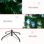 HOMCOM-Albero-di-Natale-Artificiale-180cm-in-PVC-Fibre-Ottiche-Foltissimo