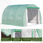 Outsunny-Serra-a-Tunnel-3x3x2m-con-Porta-e-6-Finestre-Doppia-Copertura-in-PE-e-Struttura-in-Acciaio