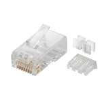 Microconnect KON511-10 cavo di collegamento RJ45 Trasparente (Modular Plug CAT6a Plug 8P8C - Unshielded 10pcs in one bag