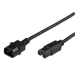 Microconnect PE011415 cavo di alimentazione Nero 1,5 m Accoppiatore C14 Accoppiatore C15