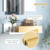 HOMCOM-Set-Mobili-da-Ingresso-con-Specchio-40x70cm-e-Cassetto-in-Legno-con-Fissaggio-a-Muro