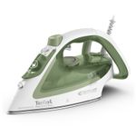 Tefal Easygliss Eco FV5781 Ferro da stiro a secco e a vapore Durilium AirGlide soleplate 2800 W Bianco, Verde