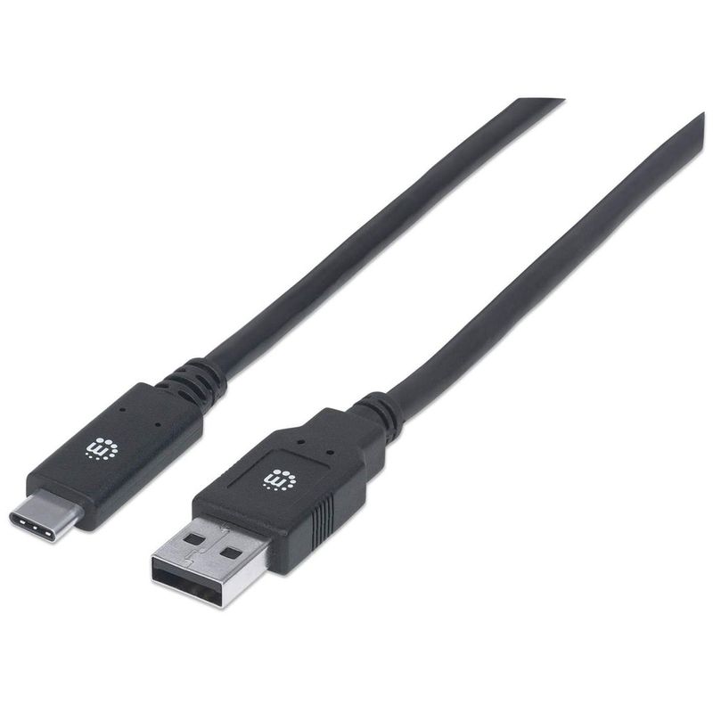 Manhattan-354974-cavo-USB-2-m-USB-3.2-Gen-1-3.1-Gen-1-USB-C-USB-A-Nero--USB-C-TO-USB-A-CABLE-2M----MALE-MALE-5GBPS-USB-3