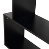 HOMCOM-Libreria-di-Design-in-Legno-80x24x191cm-Nero