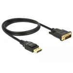 Delock ProduktbeschreibungDelock Videokabel-DisplayPort bis DVI-D-1 m TypVideokabel