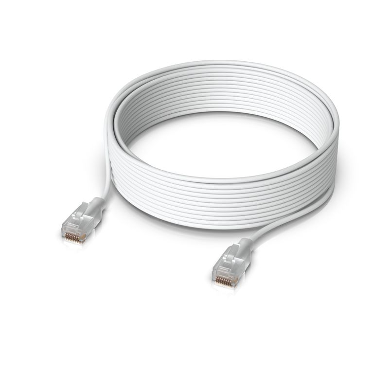 Ubiquiti-UACC-Cable-Patch-EL-12M-W-cavo-di-rete-Translucent-Bianco-Cat6--Nano-thin-patch-cable-with---2.5-GbE-support-de