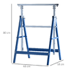 HOMCOM-Set-2-Cavalletti-da-Lavoro-Pieghevoli-Telescopici-in-Tubi-d’Acciaio-68-x-58-x-80