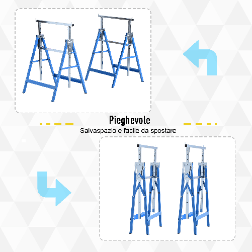 HOMCOM-Set-2-Cavalletti-da-Lavoro-Pieghevoli-Telescopici-in-Tubi-d’Acciaio-68-x-58-x-80